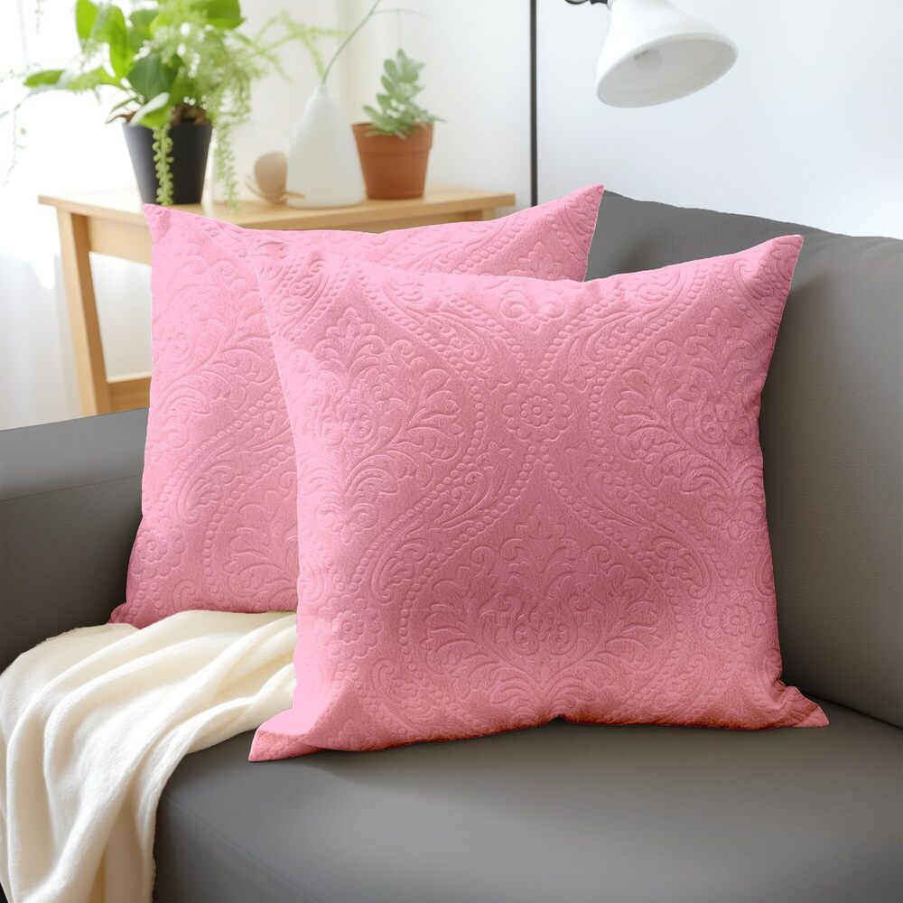 7070 Luxury Embossed Velvet Cushion Covers - Plush Throw Pillow Covers